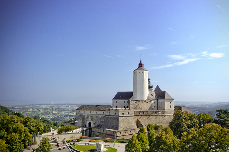 fotografia hradu Forchtenstein