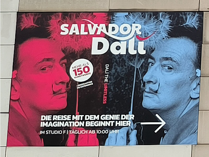 plagat k vystave Salvador Dalí