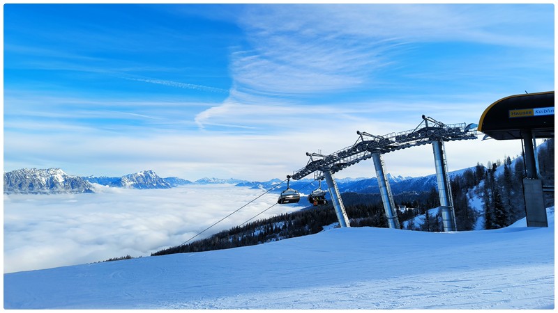 Schladming,ski amade,sneh,zjazdovka,hmla,alpy