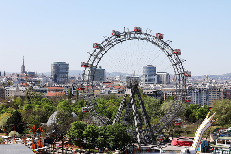 rakusko,vieden,prater,ruske koleso,riesenrad,panorama,kolotoce