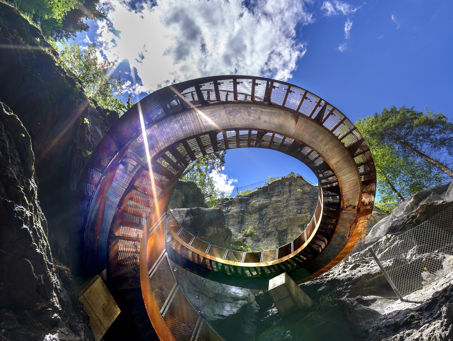 Rakusko - Salzburgerland - vodopad - tiesnava - Liechtensteinklamm - austria.sk