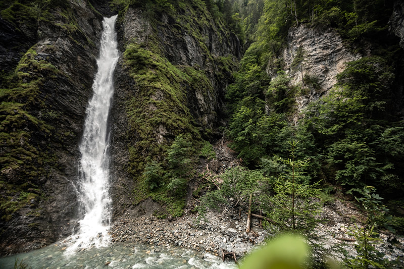 Rakusko - Salzburgerland - vodopad - tiesnava - Liechtensteinklamm - austria.sk