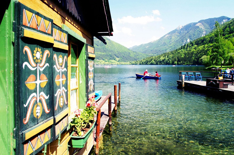 Rakusko - cyklotrasa - radweg - jazero - kupanie - austria.sk