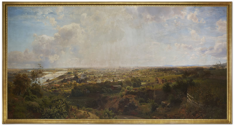 Rakusko, Vieden - Wien-Museum, obraz Viedne