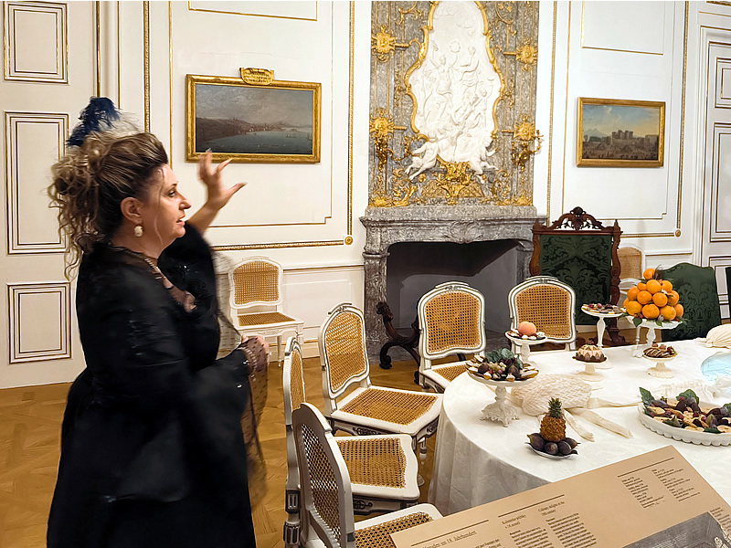 stol,pribory,porcelan,habsburg,monarchia,schloss hof,jedalen,rakusko,austria.sk