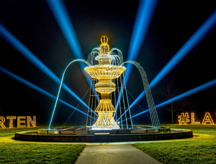 Rakusko, tip na vylet, austria.sk, ILLUMINA, svetelena zahrada, kam na vylet, Laxenburg