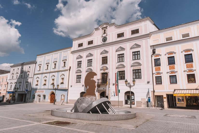 namestie,budovy,Rakusko,muzeum