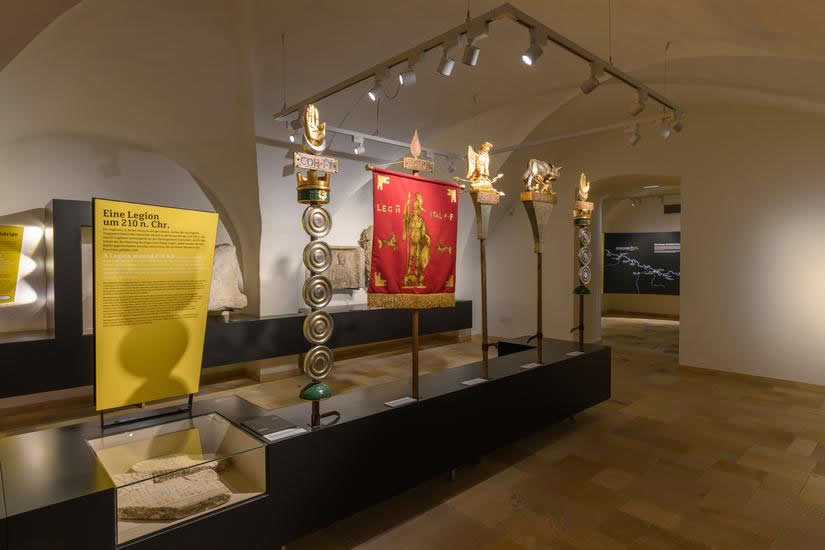 vystavna miestnost,muzeum,enns,Lauriacum,Rakusko