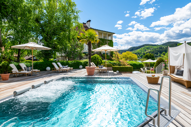 jazero,rakusko,hotel,bazen