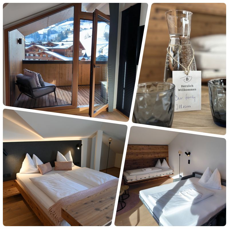 hotel Bergzeit, interiér apartmánu