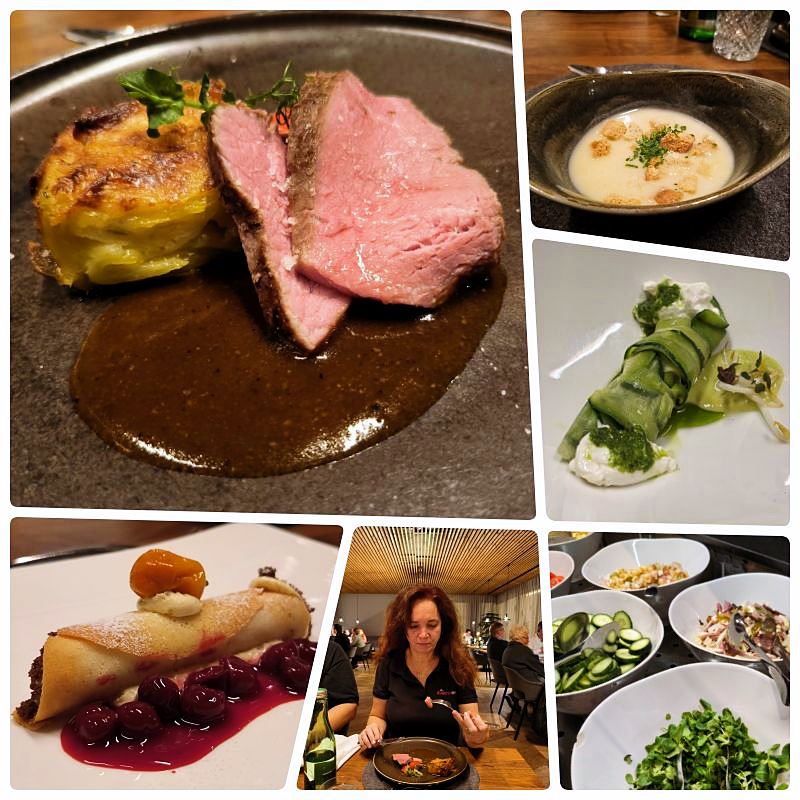 menu z večere restauracie Bergzeit