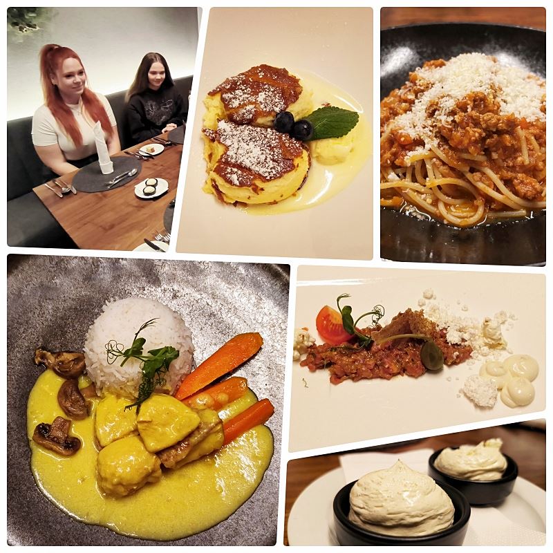 menu z večere restauracie Bergzeit