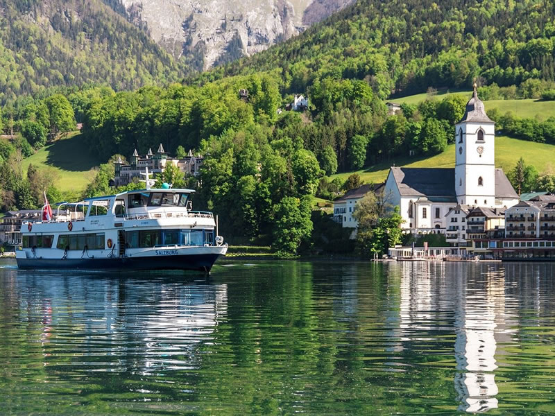 Salzburgerland - Wolfgangsee - výlet - leto - dovolenka - austria.sk