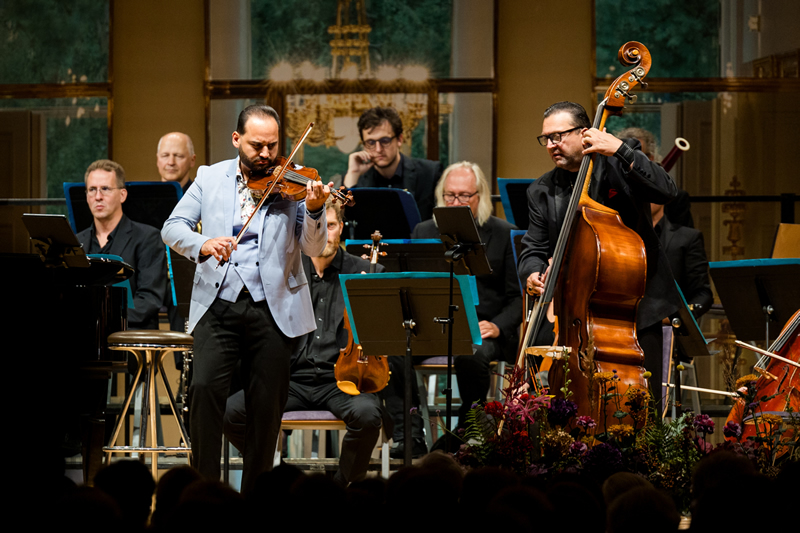 hudobnici,koncert,vazna hudba,husle,kontrabas