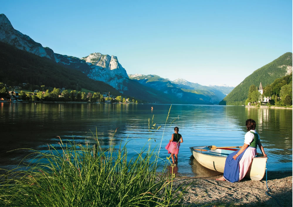 Štajersko - leto - jazero - kúpanie - plávanie - austria.sk