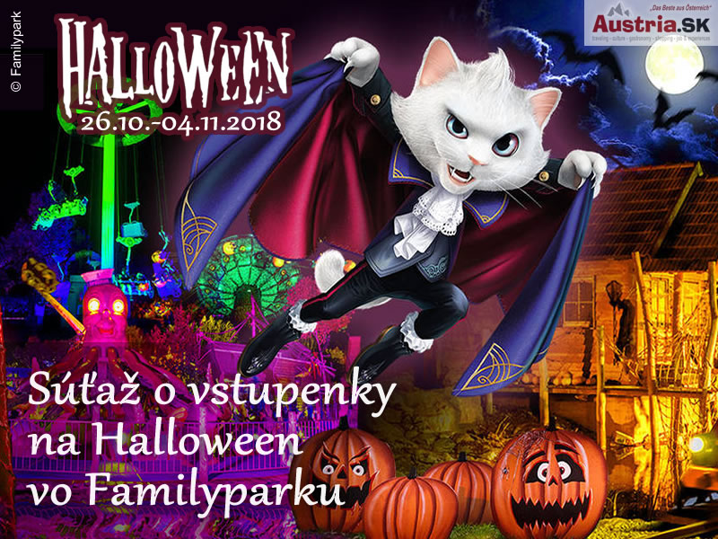 Halloween - Familypark - vstupenky - sutaz - austria.sk - rakusko