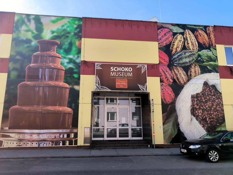 vstup do podnikovej predajne Heindl Pischinger Wien