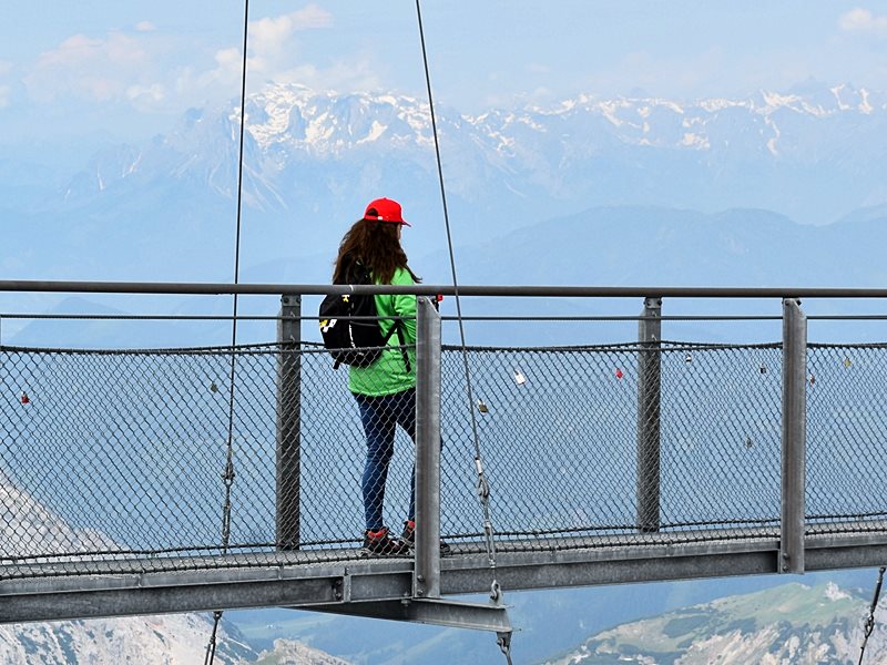 ladovec - Dachstein - lanovka - vylet - stajersko - schody nikam - visuty most